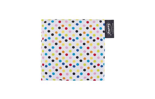 Warmtekussen druivenpitten 12x12 cm. stippen Warmtekussen druivenpitten 12x12 cm. stippen