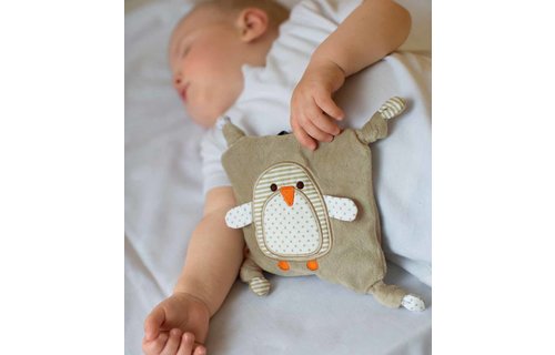 Warmteknuffel Penguin met Koolzaadvulling