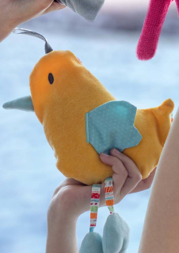 Warmteknuffel Vogel met Koolzaadvulling Warmteknuffel Vogel met Koolzaadvulling