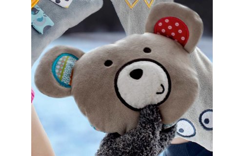 Warmteknuffel Beer met Koolzaadvulling 14 cm.