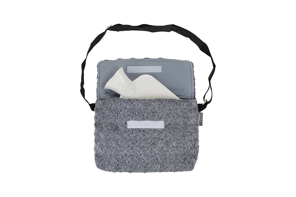 Warmwaterkruik 0,8 L. Handtas 27x20 cm.