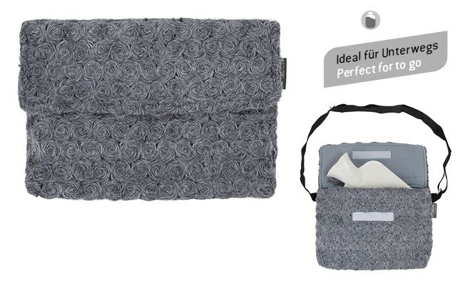 Warmwaterkruik 0,8 L. Handtas 27x20 cm.