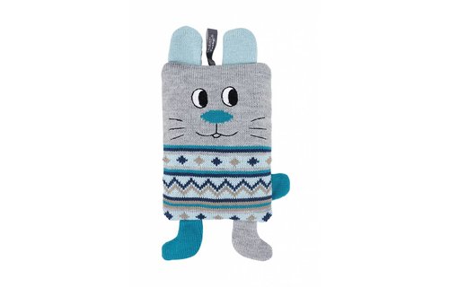 Warmteknuffel Rabbit , Heini met Koolzaadvulling 27x18 cm