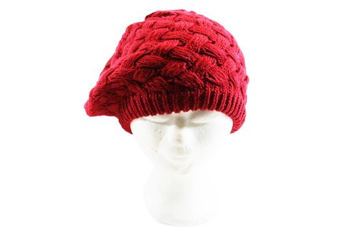 Baret Dames gebreid in verschillende Kleuren