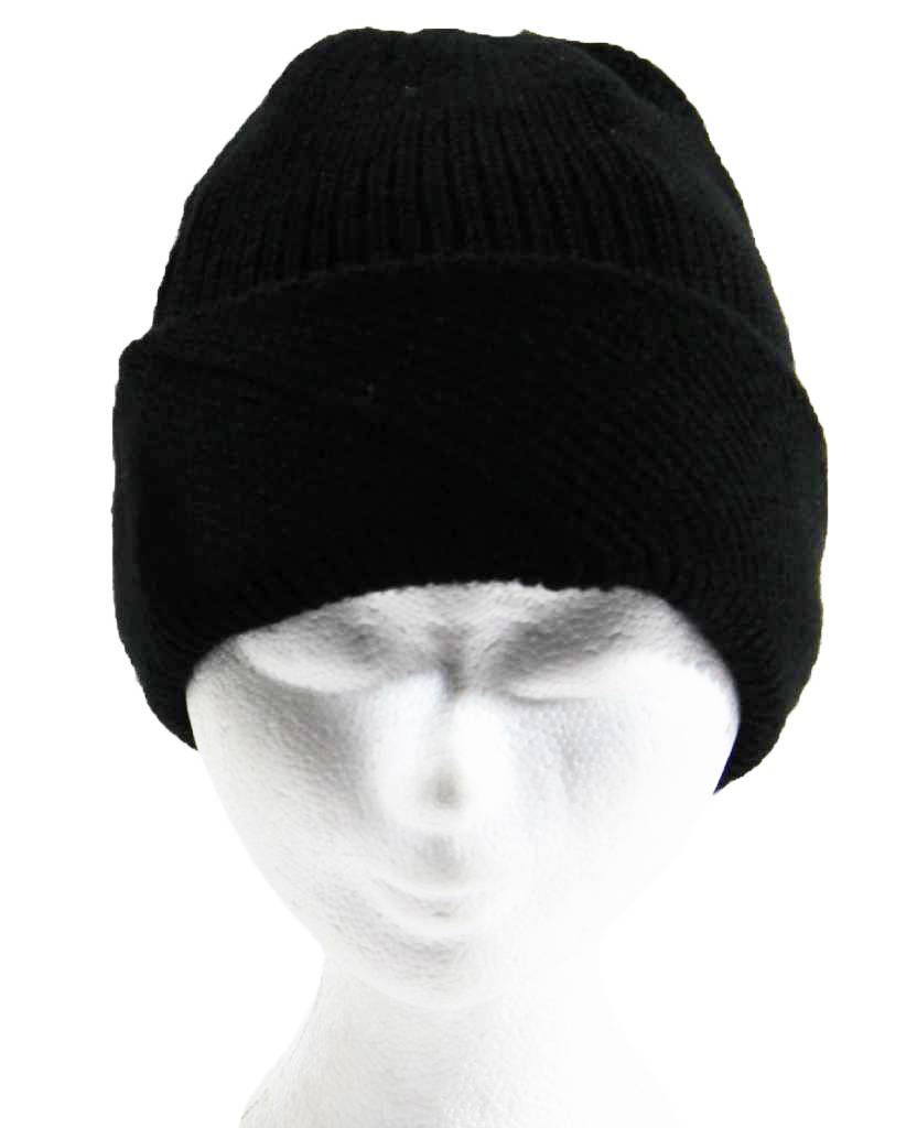 Dames Muts gebreid dubbel verschillende kleuren