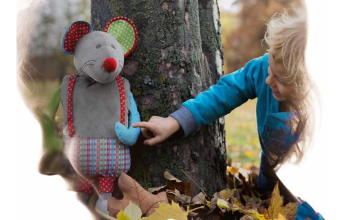 Warmteknuffel Funny Fred met kruik 0,8 L.