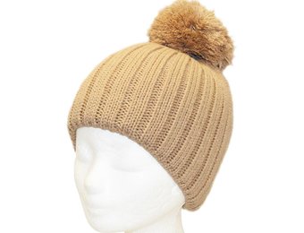 Gebreide Pomponmuts Lurex