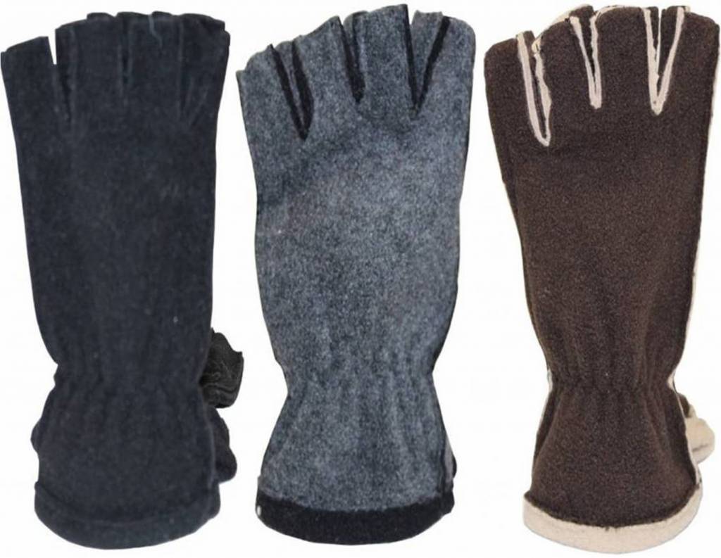 Handschoenen zonder vingers voor Dames in Fleece