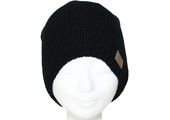Muts gebreid zwart met Logo