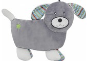 Warmteknuffel Dodo dog met kruik 0,8 L. Velours taupe