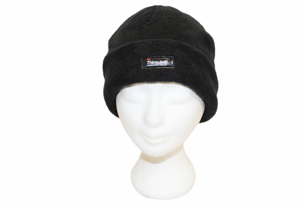 Muts polar fleece 40 gr. Zwart