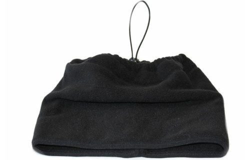 Buff Neckwarmer dubbel Fleece zwart