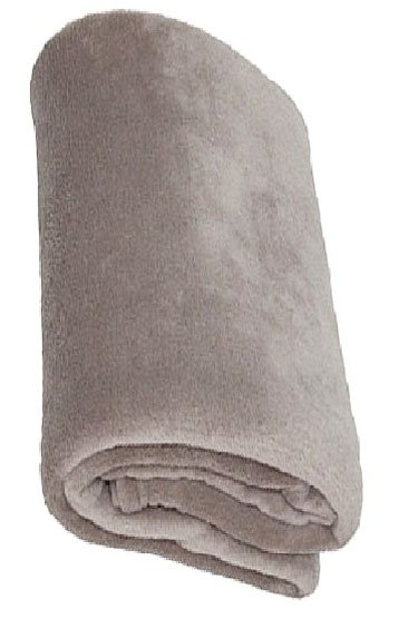 Fleece deken Coral 130x170 cm warm Grijs Fleece deken Coral 130x170 cm warm Grijs