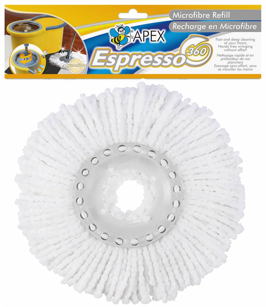 Vervang Mop Microvezel "Espresso 360" Vervang Mop Microvezel "Espresso 360"