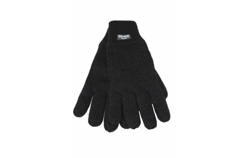 Gebreide Dames Handschoenen Thinsulate Zwart