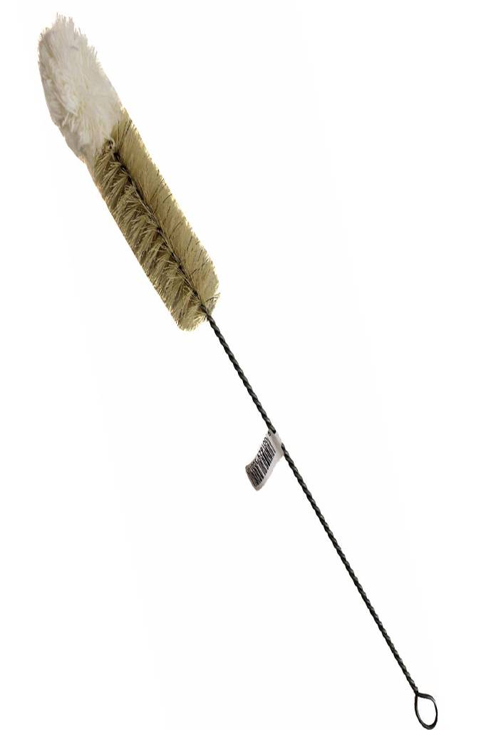 Flessenborstel nylon woltop ∅ 20 mm. / 26 cm. lang