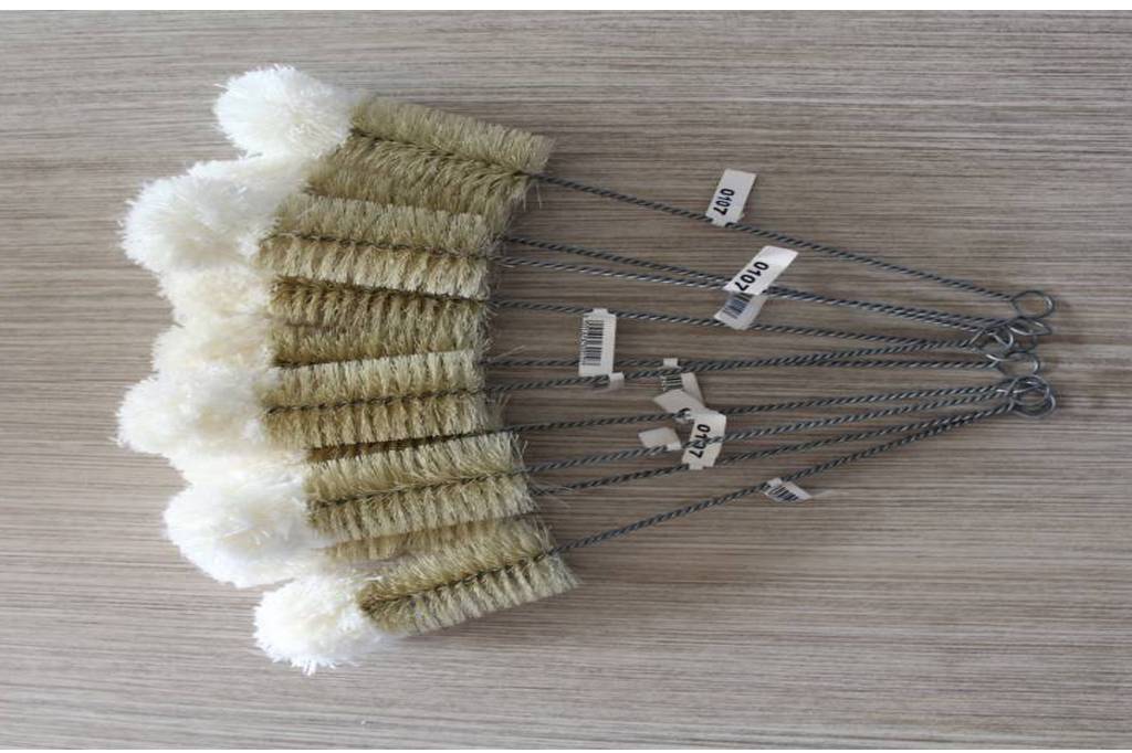 Flessenborstel nylon woltop ∅ 20 mm. / 26 cm. lang