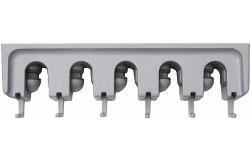 Multifunctionele steelhouder grijs " 5 houders"
