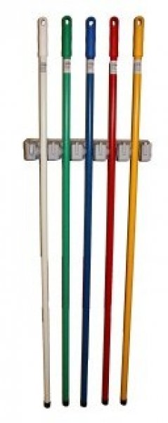 Multifunctionele steelhouder grijs " 5 houders"