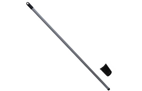 Borstelsteel Grijs gelakt 140 cm. Ø 24 mm. d./dr Borstelsteel Grijs gelakt 140 cm. Ø 24 mm. d./dr