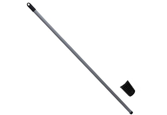 Borstelsteel Grijs gelakt 140 cm. Ø 24 mm. d./dr