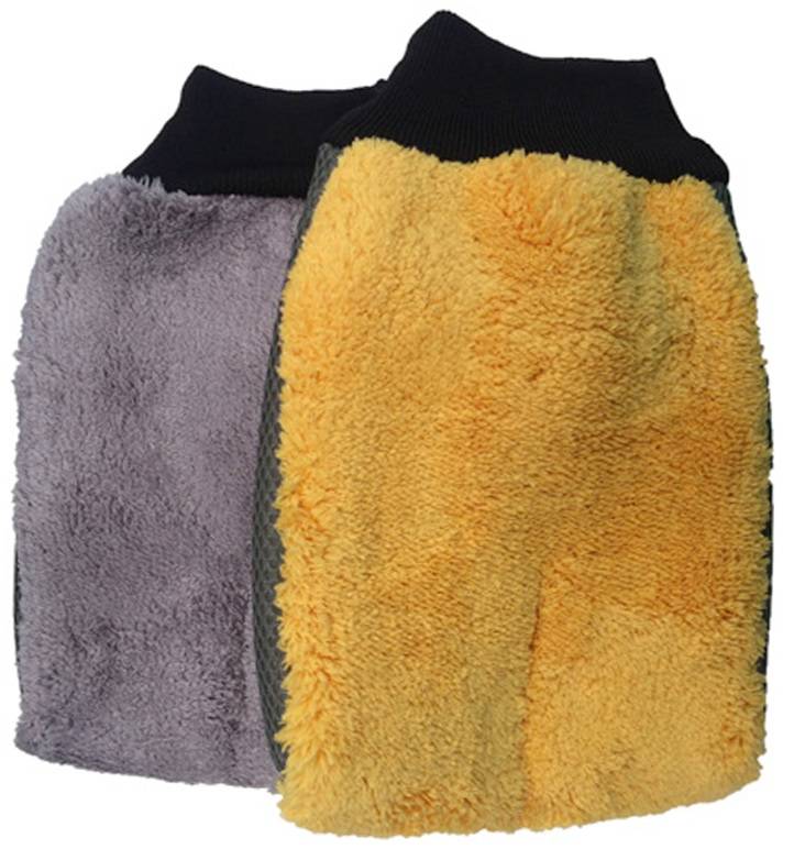 Microvezel Handschoen 15 x 28 cm " Car wash Multi 4 in 1 " Microvezel Handschoen 15 x 28 cm " Car wash Multi 4 in 1 "