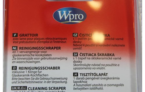 Reinigings- Schraper + vervangmesje