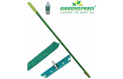 Set Twist mop ( Sprenkler steel inclusief vulbusje + Click'M2 frame 42 cm. + Microvezelmop Twist )