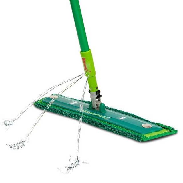 Set Twist mop ( Sprenkler steel inclusief vulbusje + Click'M2 frame 42 cm. + Microvezelmop Twist )