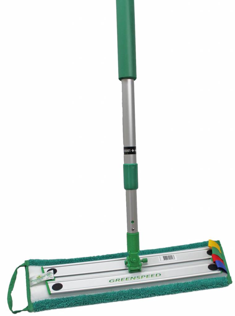 Vlakmop set " Velcro frame met Twistmop en Telescoopsteel"