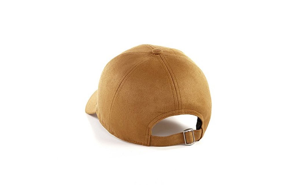 Baseball cap Suede 6 Panel Caramel Baseball cap Suede 6 Panel Caramel