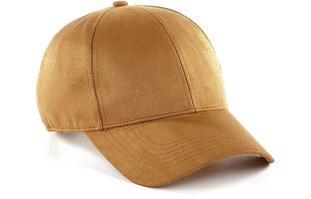 Baseball cap Suede 6 Panel Caramel Baseball cap Suede 6 Panel Caramel