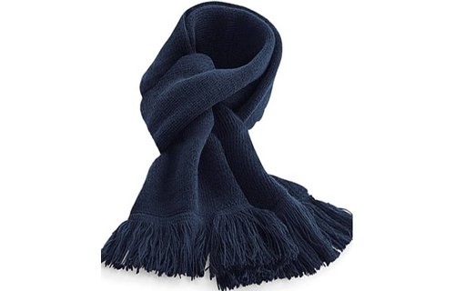 Gebreide Sjaal Classic met frengels