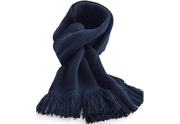 Gebreide Sjaal Classic met frengels