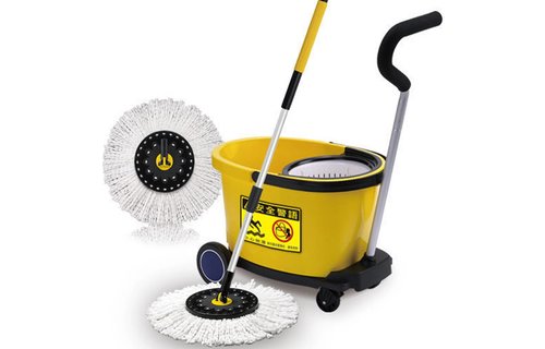 Supa Mop Complete vloermop set op wielen