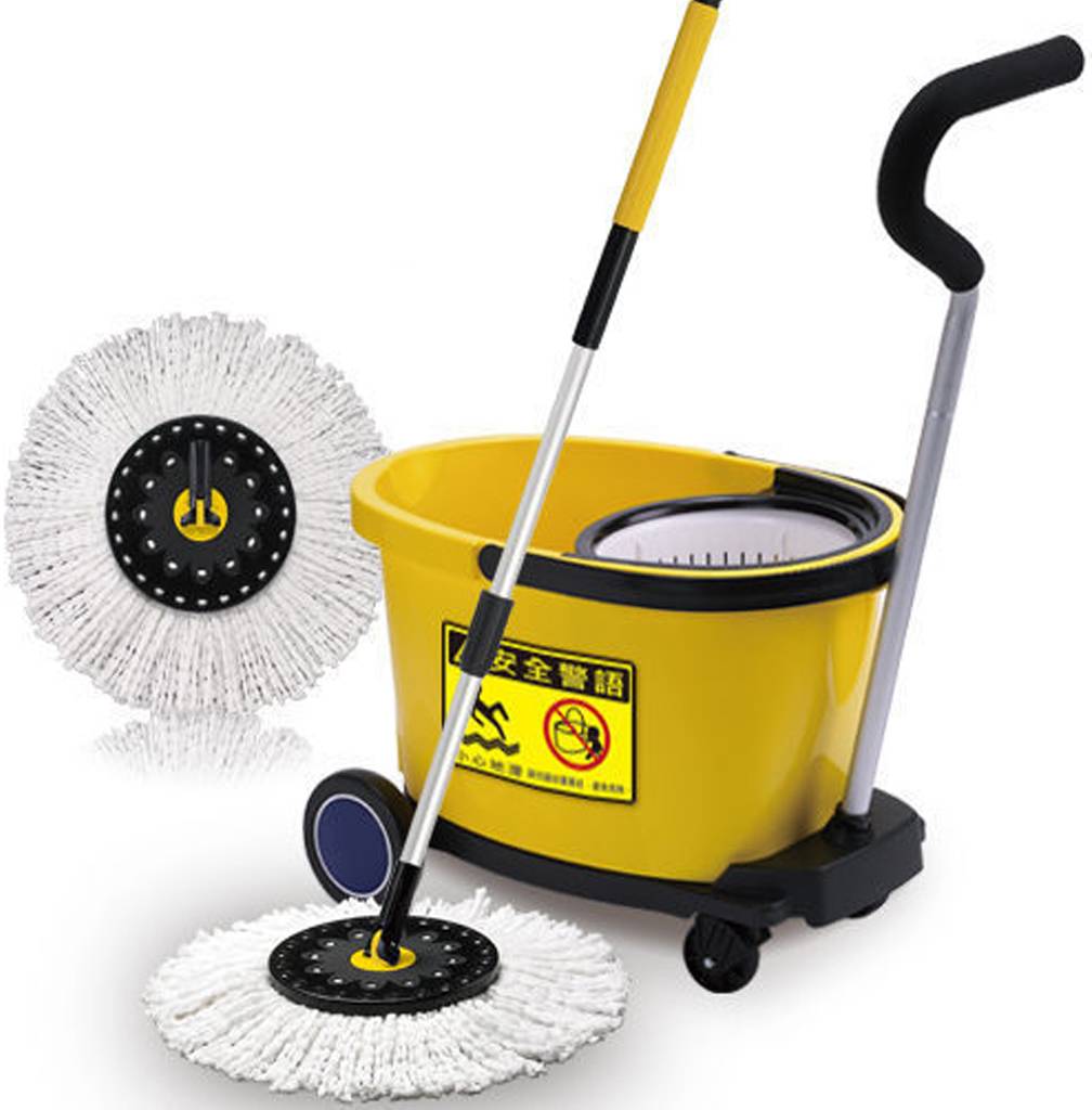 Supa Mop Complete vloermop set op wielen Supa Mop Complete vloermop set op wielen