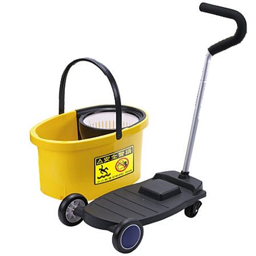 Supa Mop Complete vloermop set op wielen Supa Mop Complete vloermop set op wielen