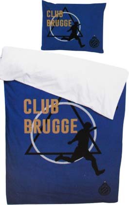 Dekbedovertrek Club Brugge 1 persoon 140x200 cm. Katoen