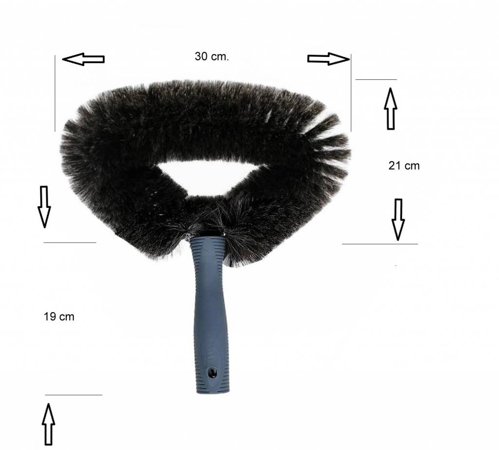 Ragebol geitenhaar Conisch voor Telescoopsteel