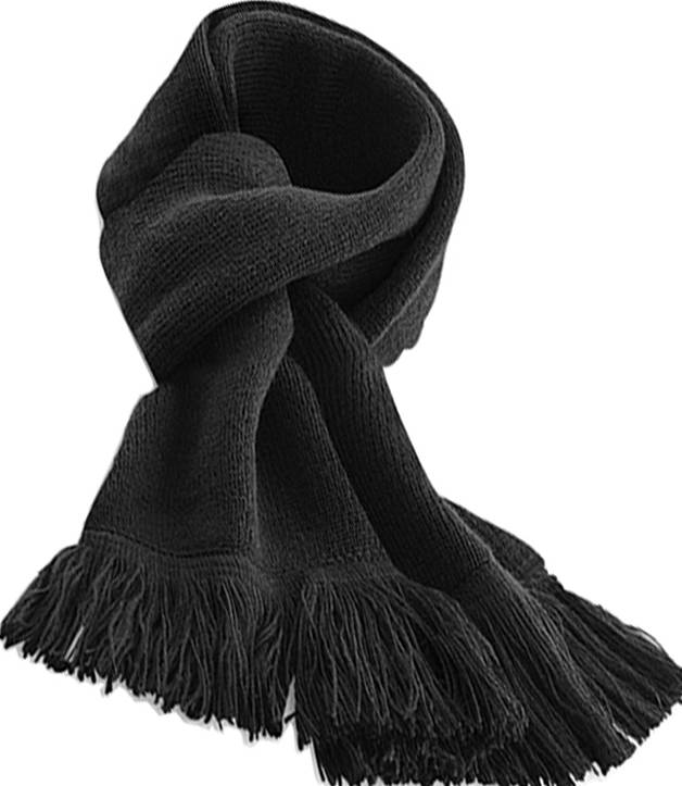 Gebreide Sjaal Classic met frengels