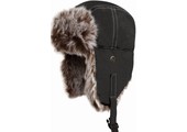 Classic Sherpa Hat met bontvoering Black