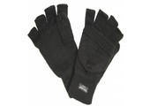 Thinsulate Handschoen zonder vingers met flap  Zwart