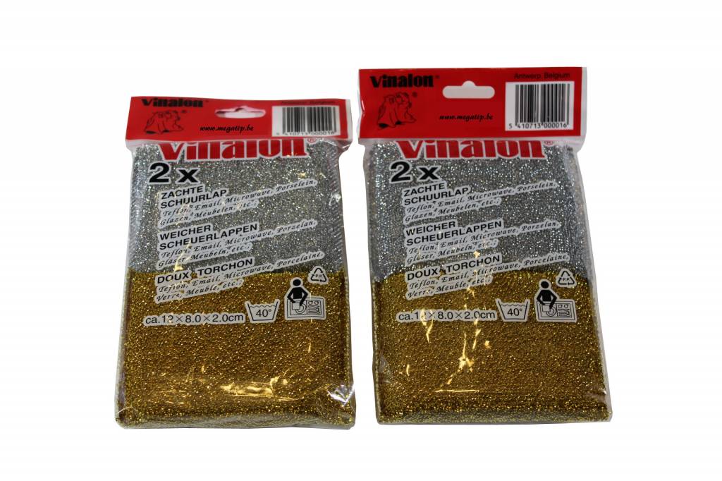 Zachte schuurlap 12 x 8 x 2 . set van 2 stuks Zachte schuurlap 12 x 8 x 2 . set van 2 stuks