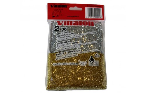 Zachte schuurlap 12 x 8 x 2 . set van 2 stuks Zachte schuurlap 12 x 8 x 2 . set van 2 stuks