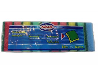 Set van 10 schuurspons