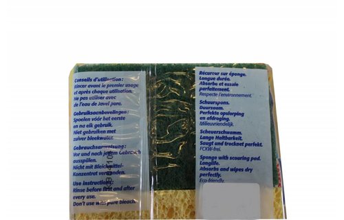 Plantaardige schuurspons 3 + 1 Gratis Plantaardige schuurspons 3 + 1 Gratis