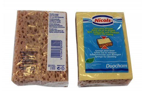 Spons Duocham met zeem Spons Duocham met zeem