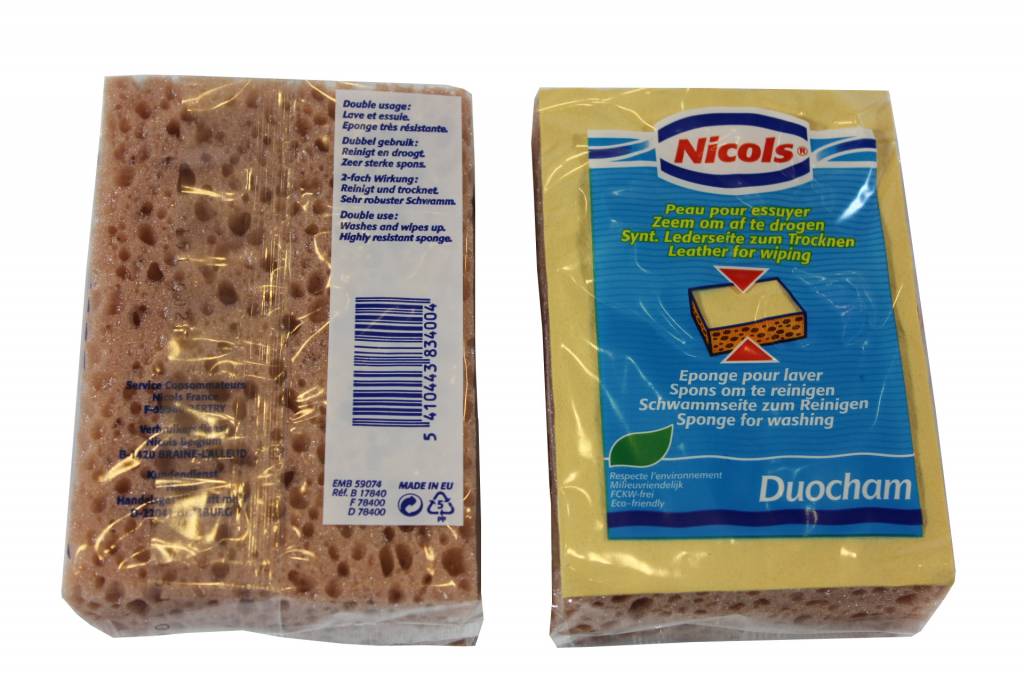 Spons Duocham met zeem Spons Duocham met zeem