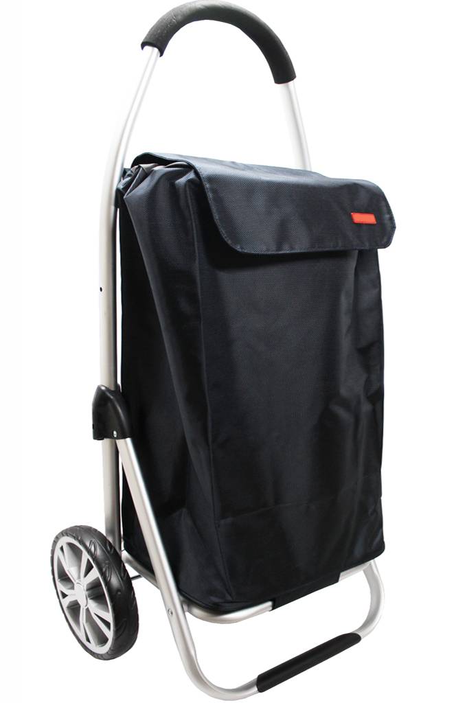Boodschappentrolley Navy 48 L.Inklapbaar Aluminium
