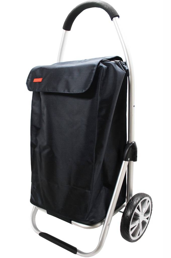 Boodschappentrolley Navy 48 L.Inklapbaar Aluminium